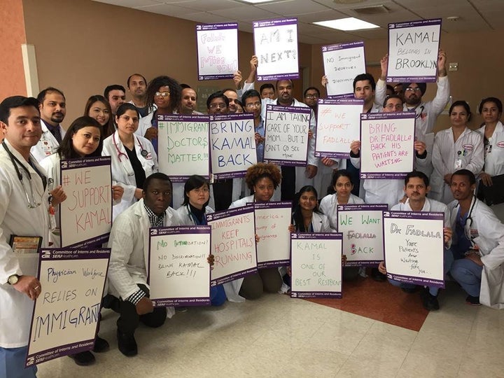 Dr. Kamal Fadlalla’s colleagues send him their show of support.