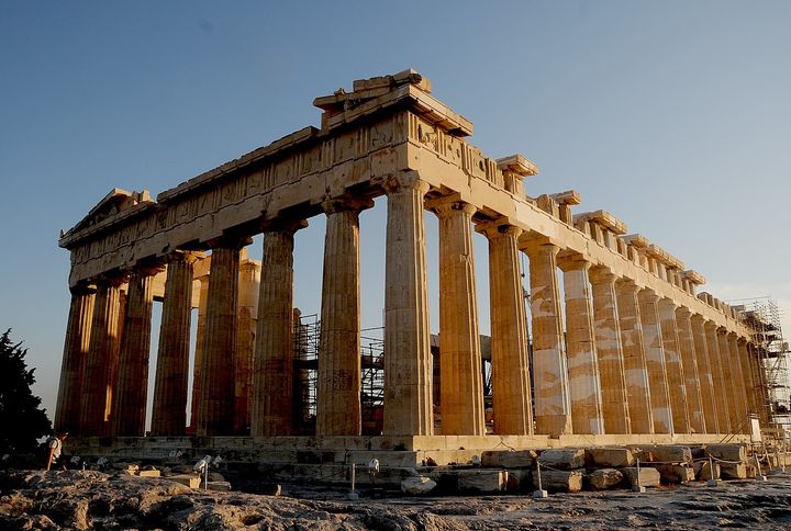 The Parthenon in the late afternoon light