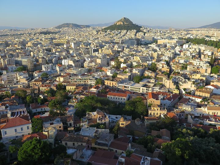 View of Athens from the Acropolis