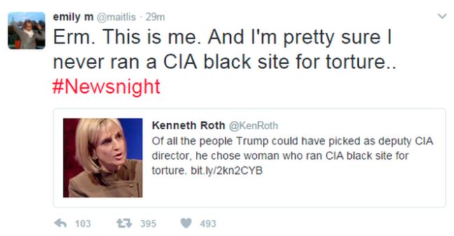 A screenshot of Maitlis and Roth's tweet