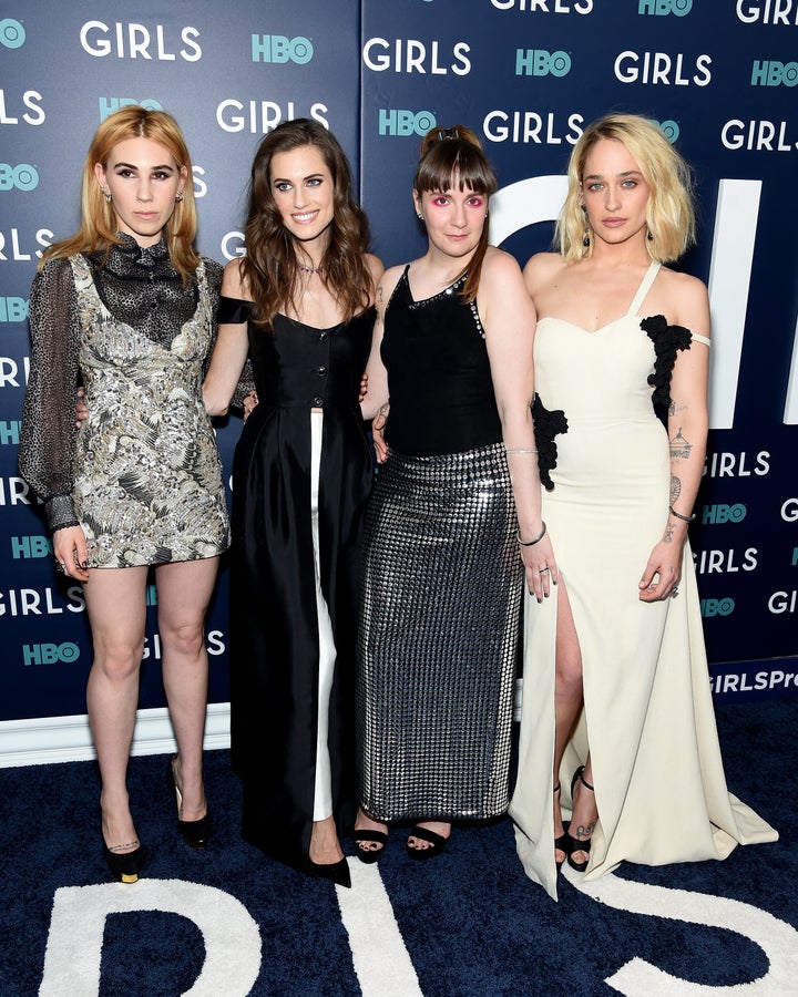 Zosia Mamet, Allison Williams, Lena Dunham and Jemima Kirke