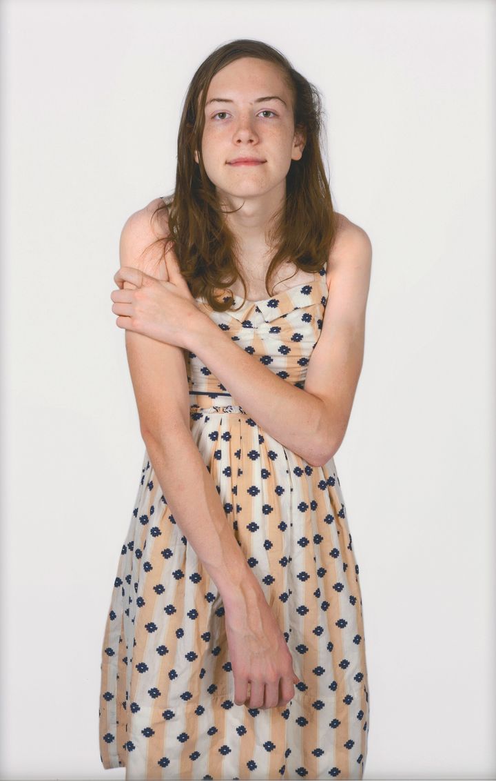 Carolyn Sherer’s pigment print titled Lucy, 15 Years Old, on display as part of The Outwin 2016: American Portraiture Today at Tacoma Art Museum in Tacoma, Washington. 