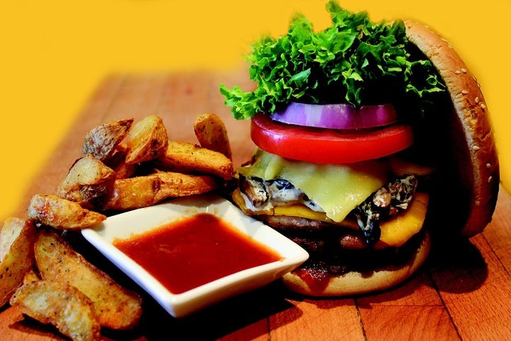 <p>Super Burger for the Super Bowl</p>