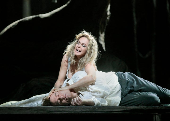 <p>Kristine Opolais and Brandon Jovanovich </p>