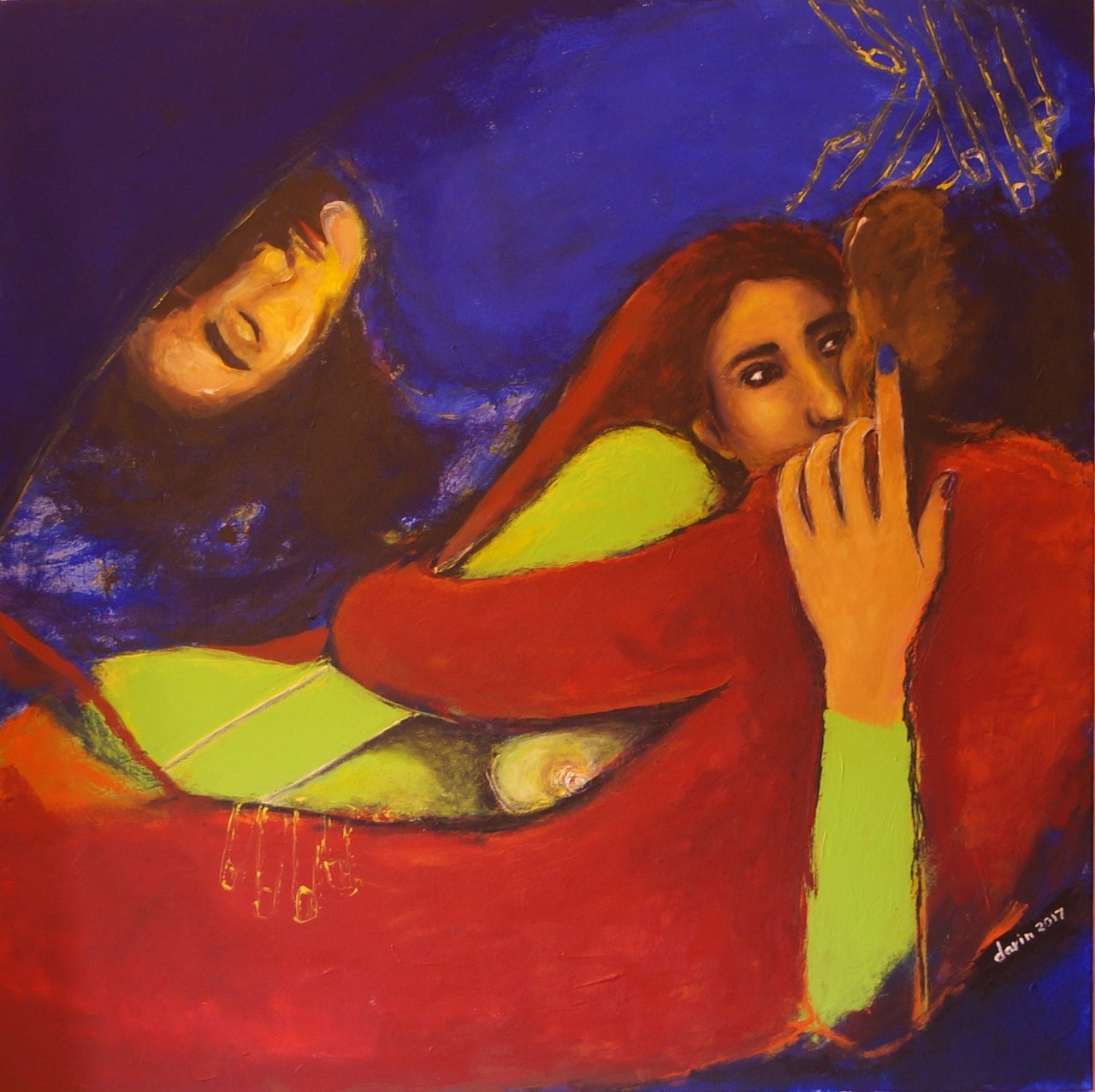 Darin Ahmad, "Bless Those Wonderful Nights," Syria. Inspired by a poem by Nazhun.<br>