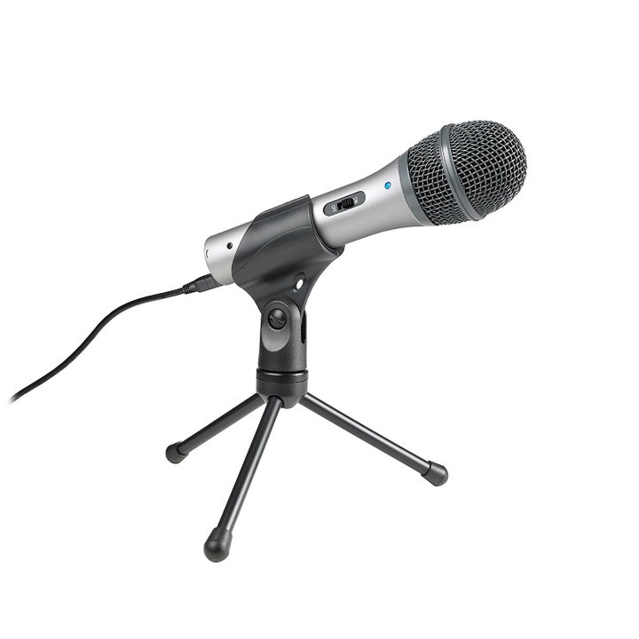 <p>Audio-Technica ATR2100-USB Cardioid Dynamic USB/XLR Microphone</p>
