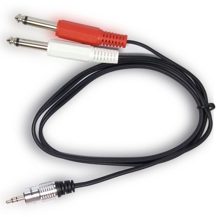 <p>Audio output cable used for computer and soundboard</p>
