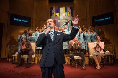 <p>Anthony Fusco as Pastor Paul in a scene from <em><strong>The Christians</strong></em> </p>