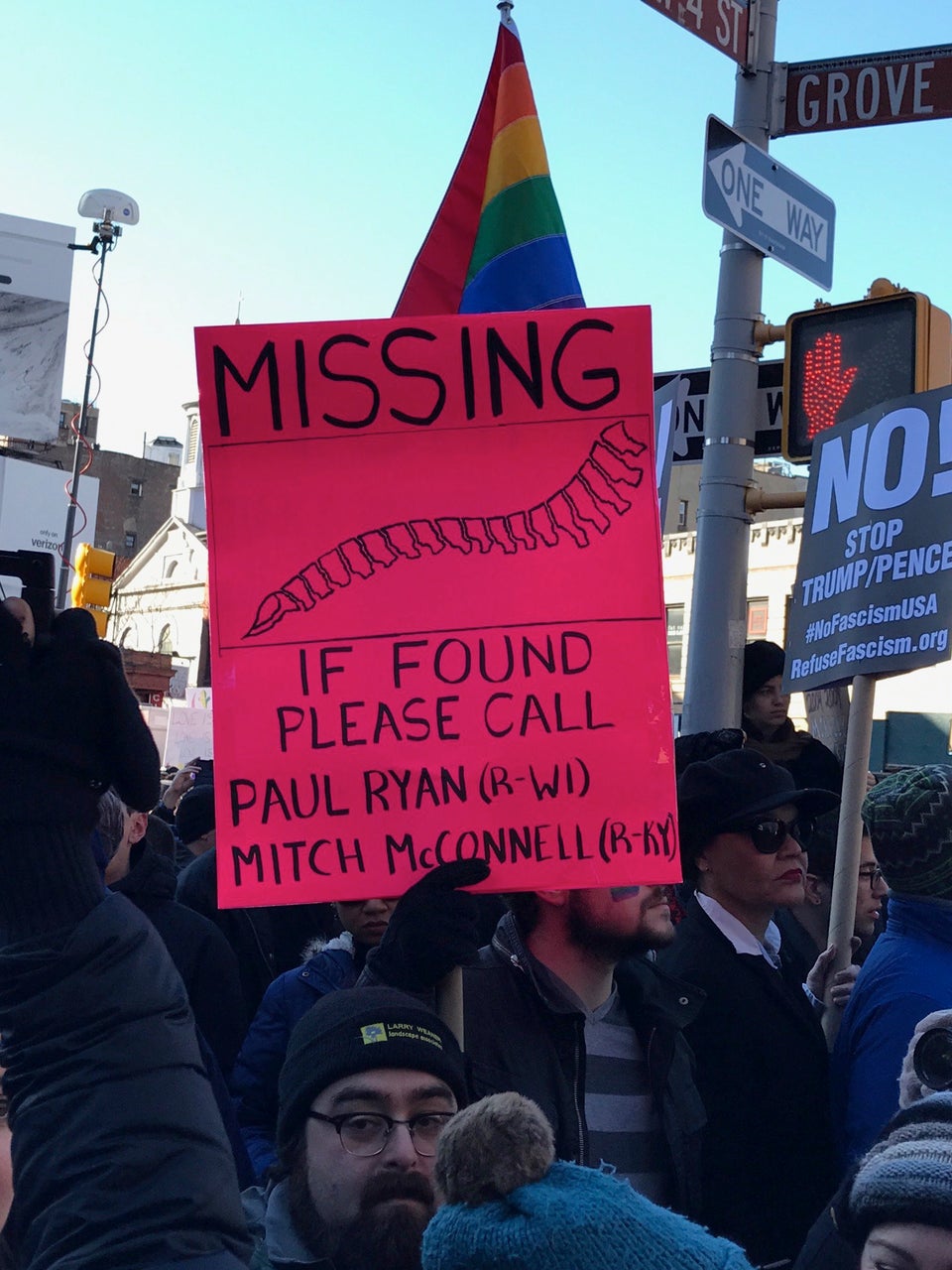 24 Of The Best Signs From New York's LGBTQ Solidarity Rally | HuffPost ...