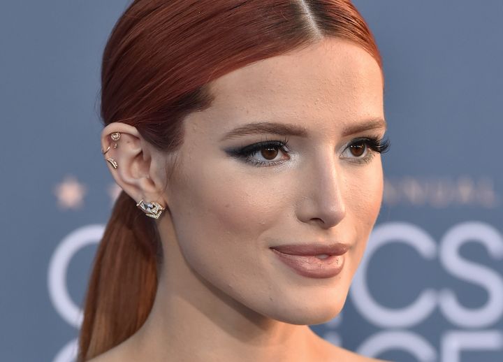 Bella Thorne arrives at The 22nd Annual Critics' Choice Awards in 2016. 