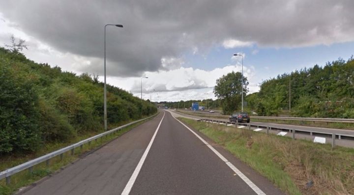 Human remains were found near the busy A404 slip road in High Wycombe.