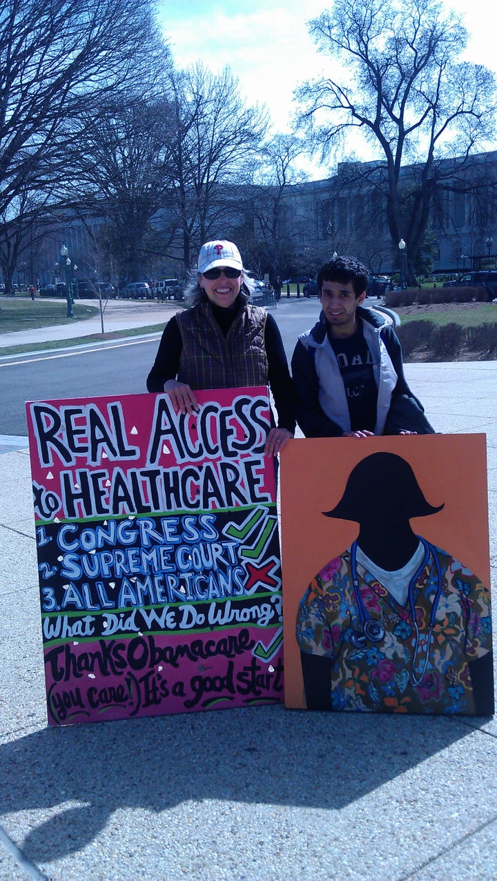 Foreign visitors marvel that we Americans feel empowered to speak and demonstrate for what we believe in. Honestly, they can’t believe it. And they all want their pictures taken with the crazy lady with the sign. I fell in love with the 1st Amendment after this public action in 2012.