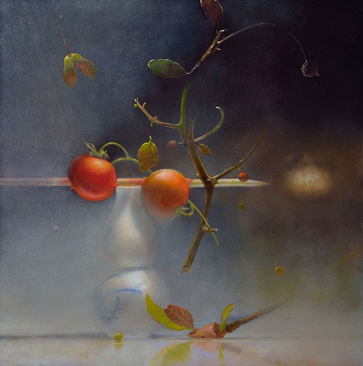 <p>Night Sun | Oil on panel - 8” x 8” 2016</p>