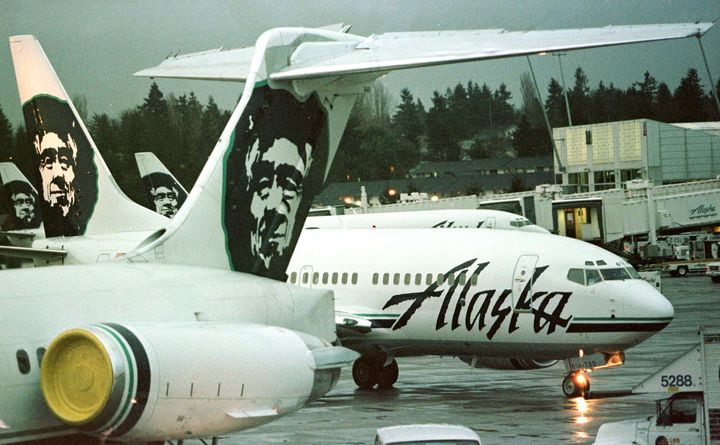 The incident occurred on board an Alaska Airlines flight from Seattle to San Francisco in 2011 (file picture)