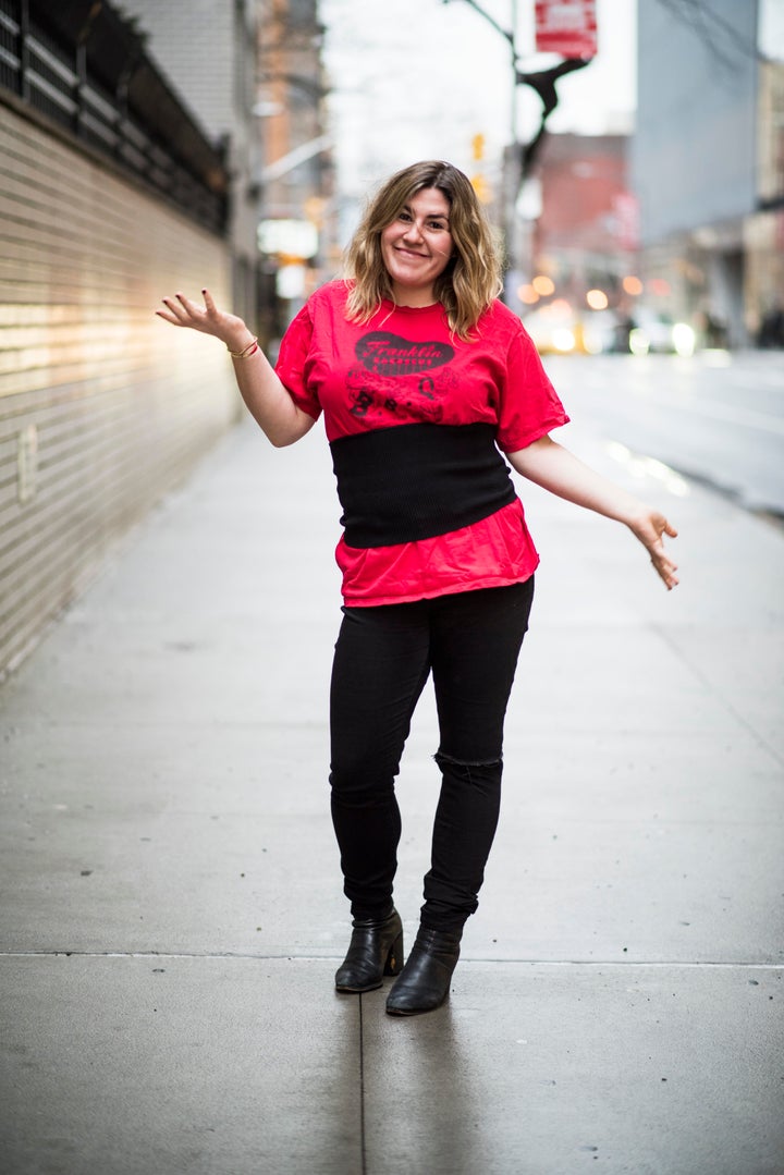 oversized t shirt with corset