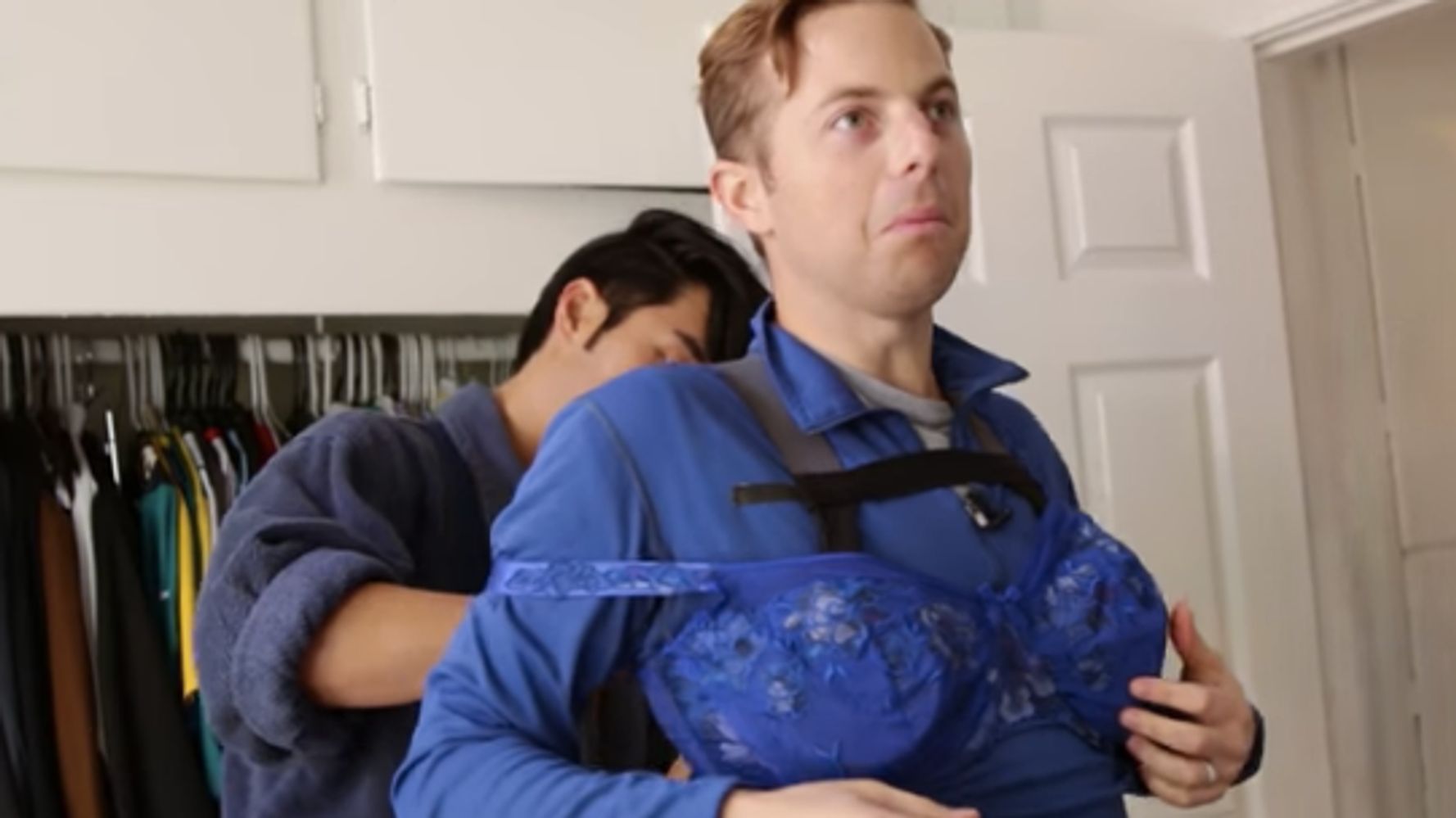 The Try Guys Wear Boob Weights For A Day 
