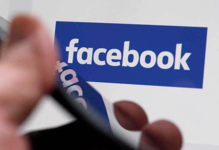 The Facebook logo is displayed on their website in an illustration photo taken in Bordeaux, France, February 1, 2017. (REUTER