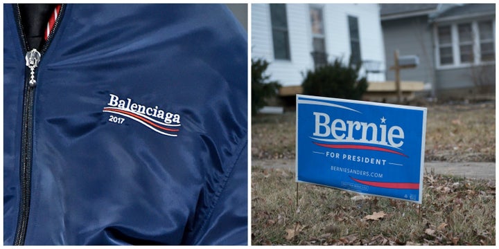 That Balenciaga Bernie Sanders Logo Was Not, In Fact, Inspired by