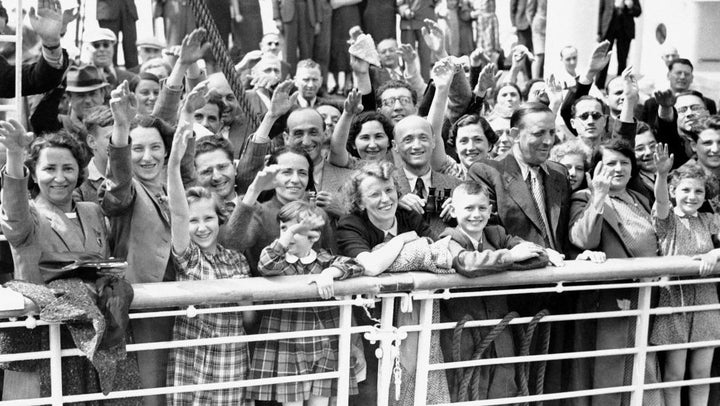 <p>Jewish refugees aboard the S.S. St. Louis in 1939.</p>