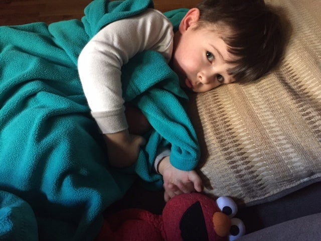 Sick day for him — but not for me