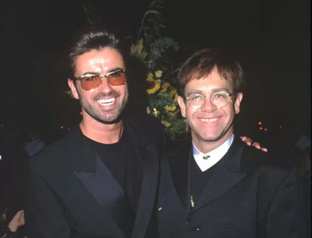 George Michael with Sir Elton John, who is paying tribute to him today