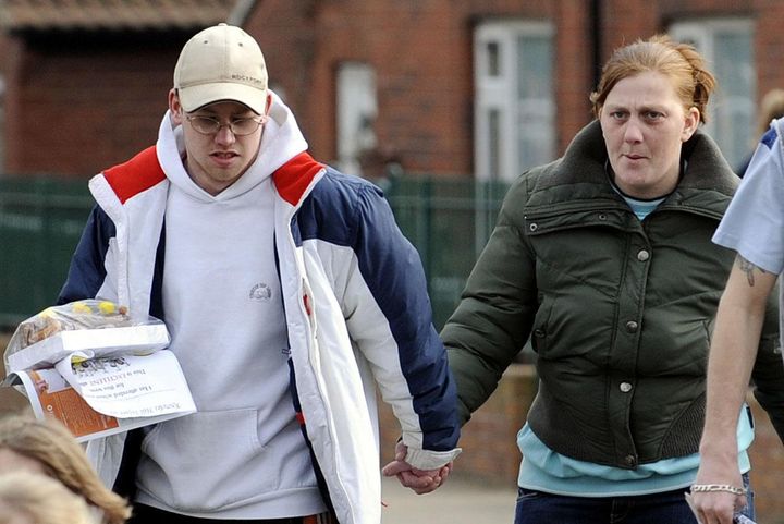 Craig Meehan and Karen Matthews while Shannon was 'missing'.