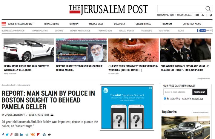 A Jerusalem Post article on the suspected motive of the attacker.