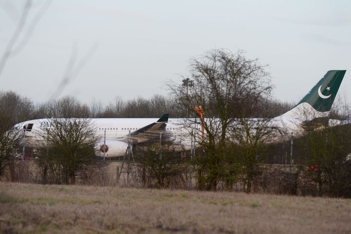 Essex Police said it was responding to reports of a 'disruptive passenger' onboard the plane
