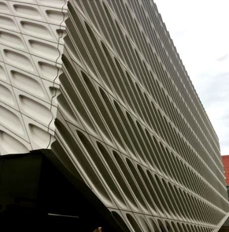 <p>Exterior of The Broad Museum. Designed by world-renowned architectural firm <a href="http://www.dsrny.com/" target="_blank" role="link" rel="nofollow" class=" js-entry-link cet-external-link" data-vars-item-name="Diller Scofidio + Renfro " data-vars-item-type="text" data-vars-unit-name="589a19a2e4b0985224db5abd" data-vars-unit-type="buzz_body" data-vars-target-content-id="http://www.dsrny.com/" data-vars-target-content-type="url" data-vars-type="web_external_link" data-vars-subunit-name="article_body" data-vars-subunit-type="component" data-vars-position-in-subunit="4">Diller Scofidio + Renfro </a>in collaboration with <a href="http://www.gensler.com/" target="_blank" role="link" rel="nofollow" class=" js-entry-link cet-external-link" data-vars-item-name="Gensler. " data-vars-item-type="text" data-vars-unit-name="589a19a2e4b0985224db5abd" data-vars-unit-type="buzz_body" data-vars-target-content-id="http://www.gensler.com/" data-vars-target-content-type="url" data-vars-type="web_external_link" data-vars-subunit-name="article_body" data-vars-subunit-type="component" data-vars-position-in-subunit="5">Gensler. </a></p>