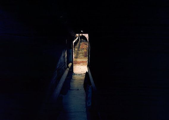 A tunnel used for escape by slaves. 