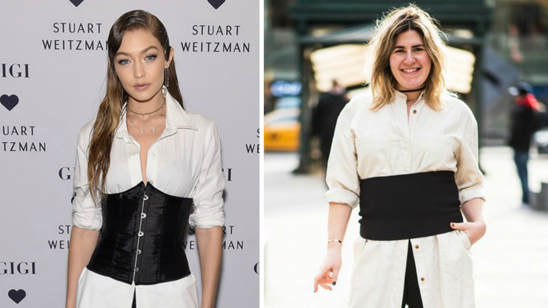 Shirt to wear under top corset