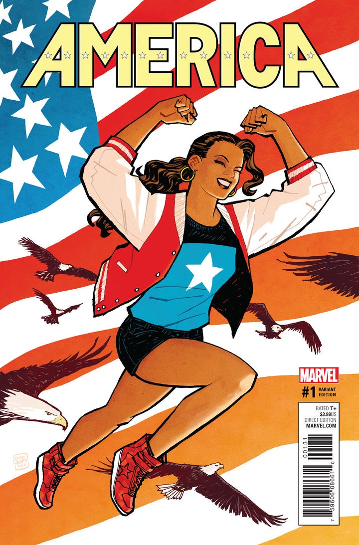 A variant cover of "America" #1.