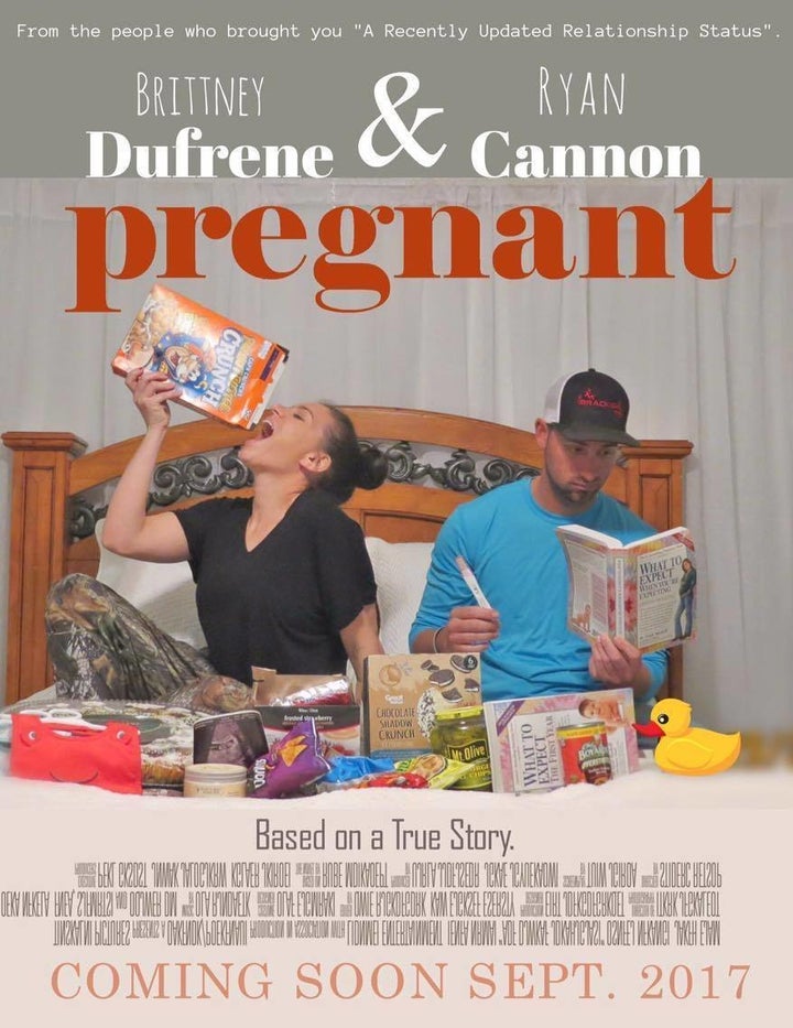 Couple Makes Fake Movie Poster To Announce Pregnancy News Couple Makes Fake Movie Poster To Announce Pregnancy News