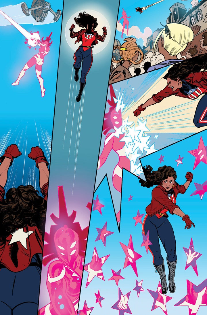 America Chavez doing her thing.