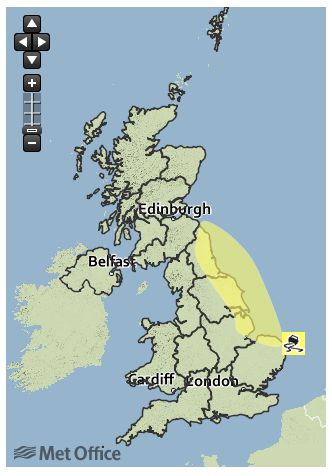 The Met Office has several yellow weather warnings in place