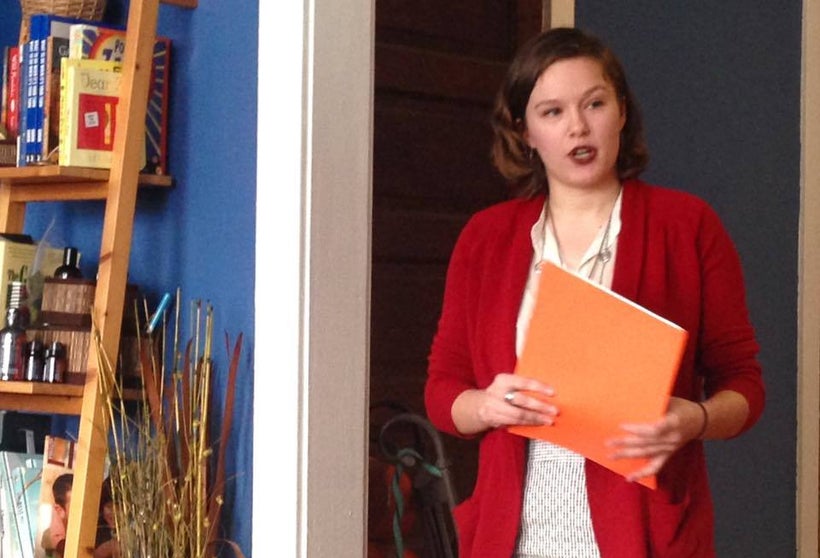 Giving my “New Year, New Hope” speech at the Chicago Women’s Creative Collective
