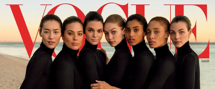 Vogue's March 2017 cover photo.