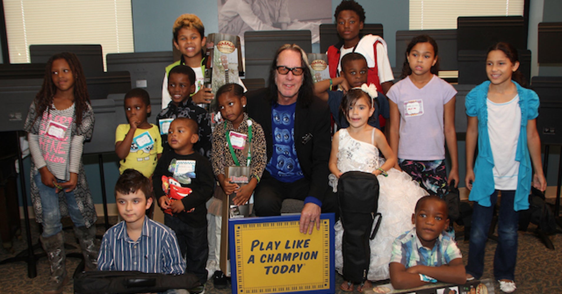 All the children sing (and play) Todd Rundgren's Spirit of Harmony