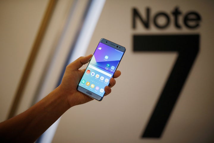 Samsung issued a massive recall for its Galaxy Note 7 smartphones after instances of the product's batteries catching fire.