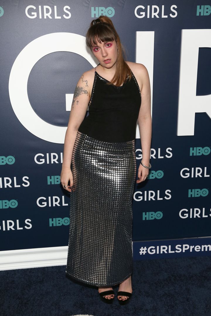 Lena Dunham at the New York premiere final season of “Girls” on Feb. 2.