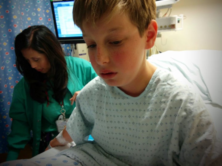 My son at Lucile Packard Children’s Hospital, Stanford