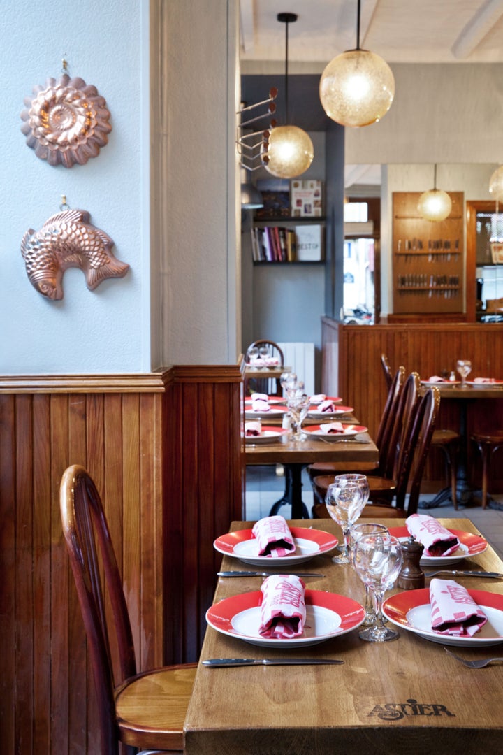<p>The newly designed dining room at Astier</p>