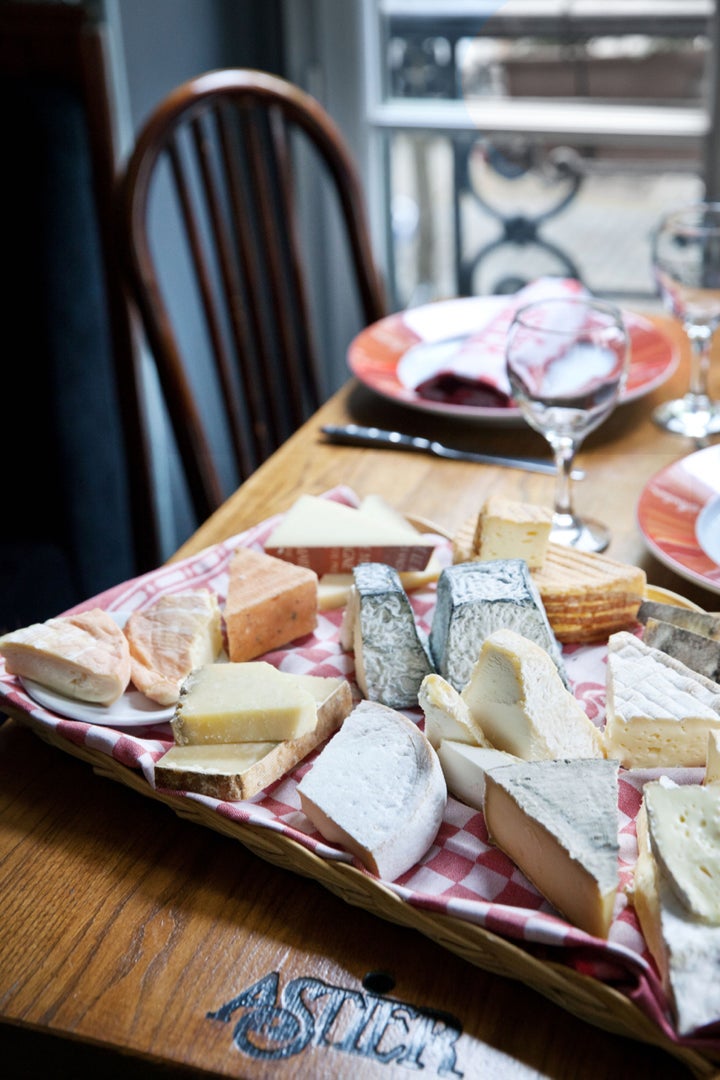 The famous Astier cheese tray