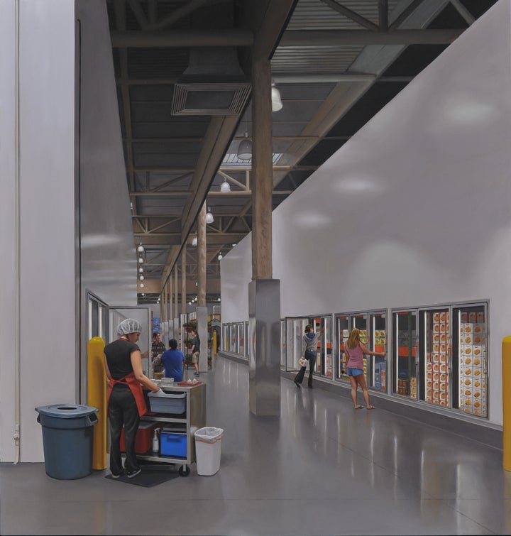 <p><em>6333 Commerce Road,</em> 24.75 x 23.5, oil on polyester over panel </p>