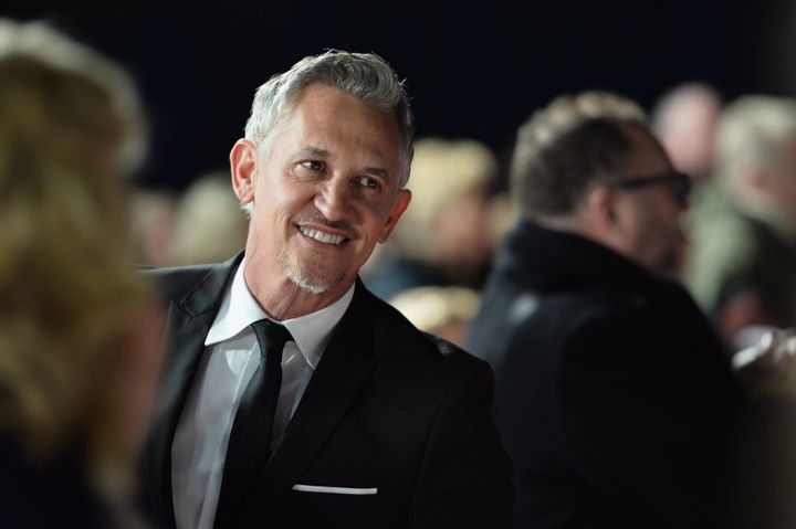 Lineker at the National Television Awards last month