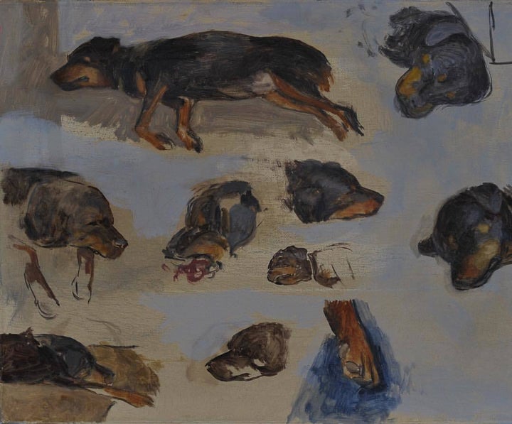 <p>Oil sketches of Ursa</p>