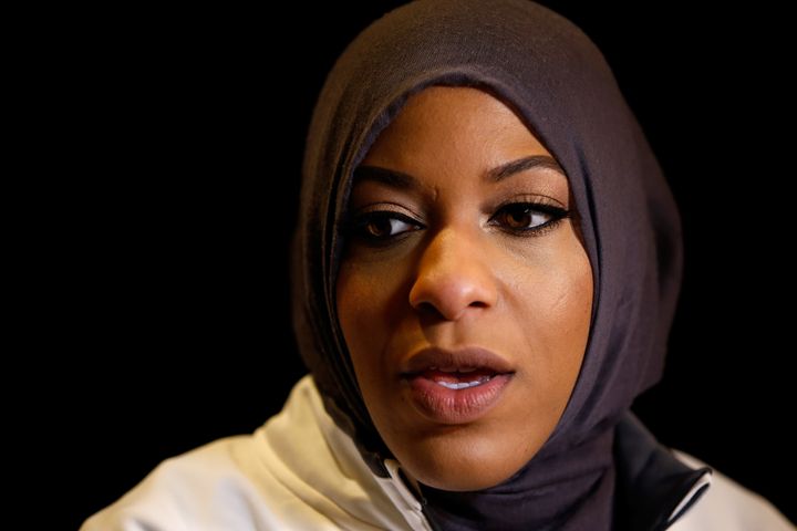 Fencer Ibtihaj Muhammad says she was detained for two hours by customs in the U.S.