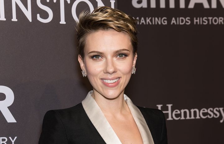 Scarlett Johansson Switches Things Up With A Sharp Pantsuit And ...