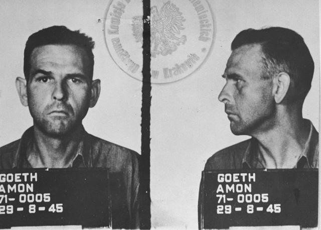 Amon Goeth was arrested by US troops in 1945