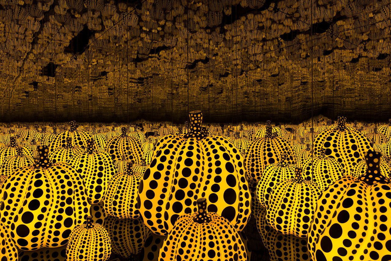 Yayoi Kusama's "All the Eternal Love I Have for the Pumpkins," 2016. 